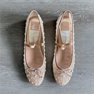 Dolce Vita Cadel Ballet Flat Cadel Imitation blush Pearl Mary Jane Sz 6 Shoes